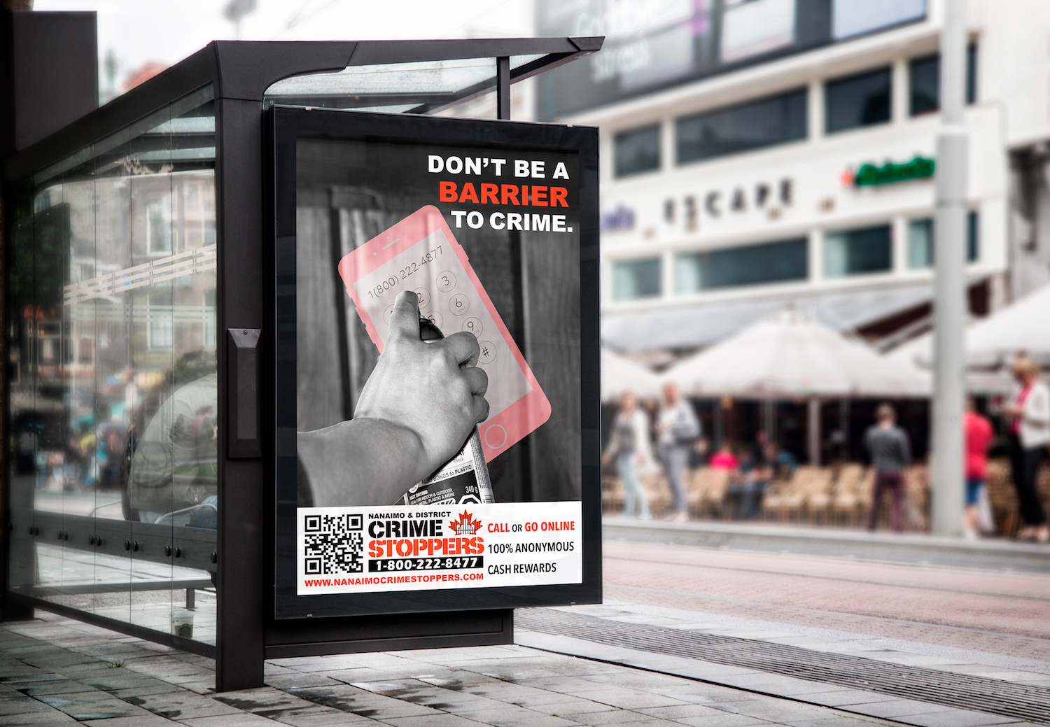 Mockup for Crime Stoppers Poster One