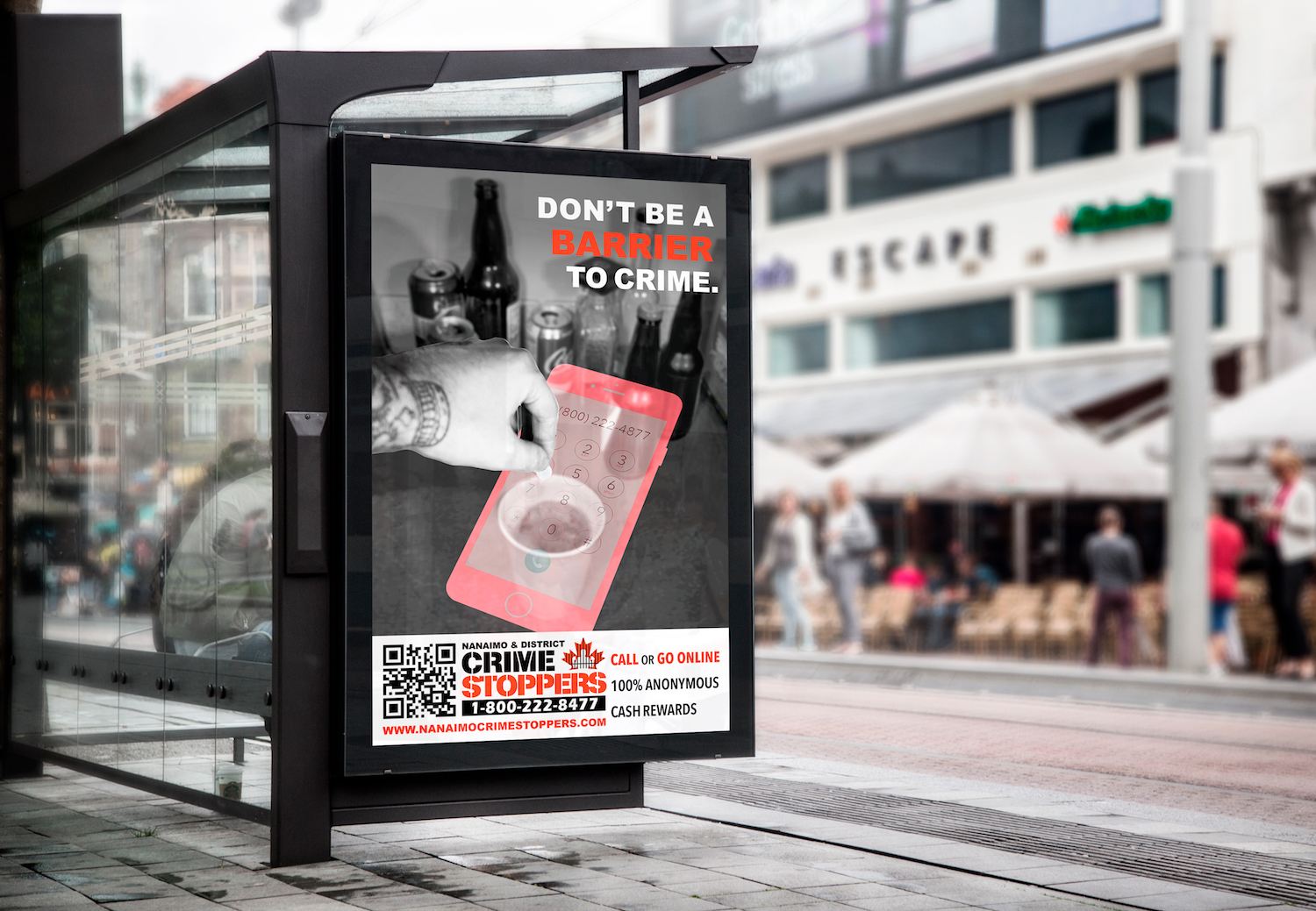 Mockup for Crime Stoppers Poster Two