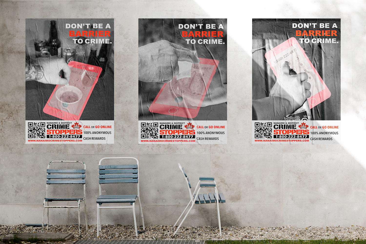 Mockup for Crime Stoppers Posters